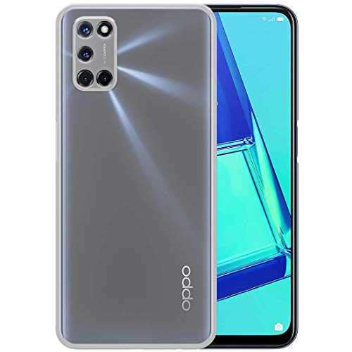 Image of Case Creation for Oppo A72 Premium Imported 0.3mm Crystal Clear Totu Silicone Transparent Flexible Soft Corner Protection with TPU Slim Back Case Color Variation Cover for Oppo A72