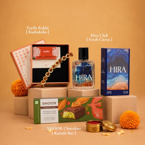 Image of HIRA X Voylla X Smoor Gift Hamper For Brother with Dive Club EDP (50ml)