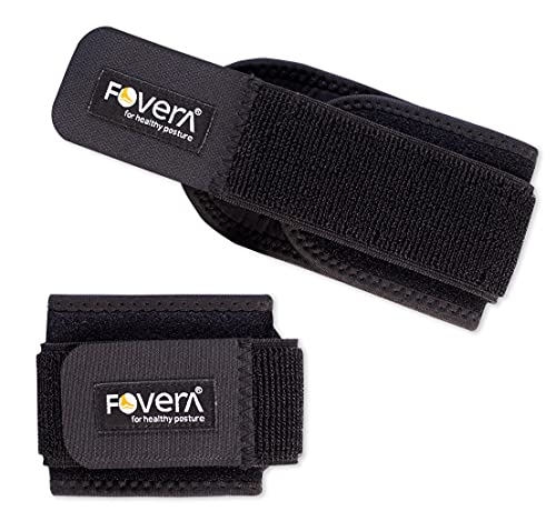 Image of FOVERA Wrist Support Band (1 Pair) Compression Wrist Support for Fitness, Weightlifting, Tendonitis, Carpal Tunnel Arthritis, Wrist Pain Relief