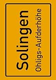  Solingen Ohligs-Aufderhöhe: Deine Stadt, deine Region, deine Heimat!  Notizbuch DIN A4 liniert 120 Seiten Geschenk