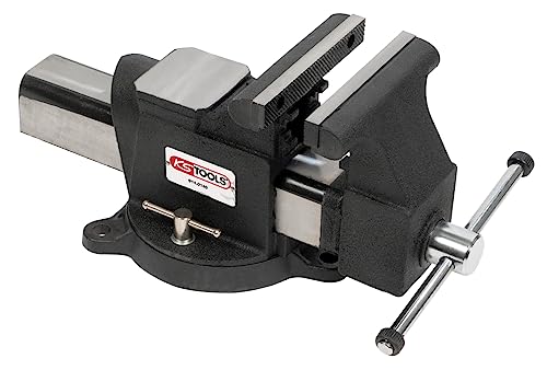 KS Tools - 914.0146 - Etau d'atelier à mors parallèles - 150 mm - Base tournante - étau...