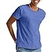 Hanes Comfortblend Essentials Oversized T-Shirt Pack, Cotton Tee for Women, Relaxed Fit, 3-Pack, Deep Forte Blue