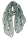 GERINLY Cute Pandas Print Wrap Scarfs for Women Gifts for Panda Bear Lovers (Light Grey)