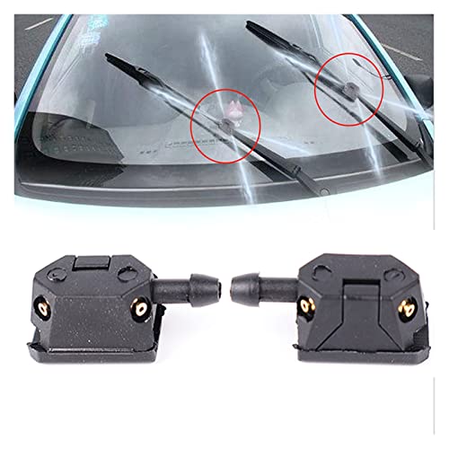 Boquilla limpiaparabrisas universal de 4 vías para brazo de coche de 8mm y 9mm 6