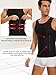 Clevvets Men Body Shaper Slimming Tummy Control Vest Compression Shirt Waist Trainer Tank Top Vest with Zipper
