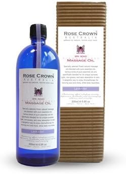 Organic All Natural SPA-SOHO Aromatherapy Lavender Massage Oil 200mL (for Body and Face)
