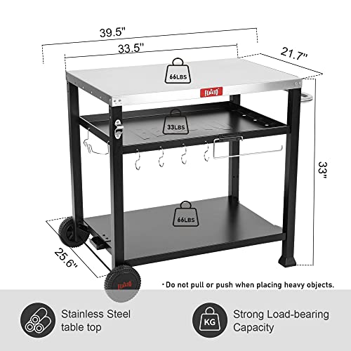Commercial Stainless Food Serving Cart