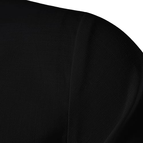 Image of Vida Loca Men's Cotton Linen Plain Stitched Half Sleeve Shirt