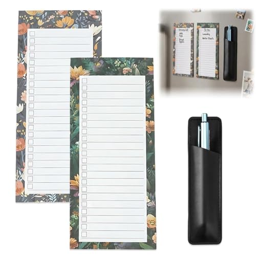 KAHZOR 2PCS Bloc De Notas Magnétic