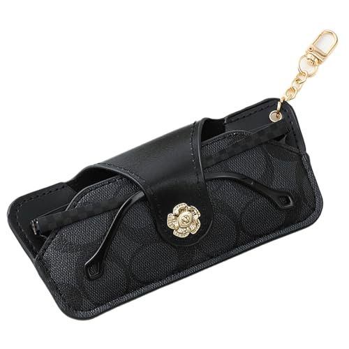 Image of kytasryl Soft Leather Sunglasses Bag,Travel Sunglass Holder Eyeglass Case Portable Slim Sunglasses Pouch