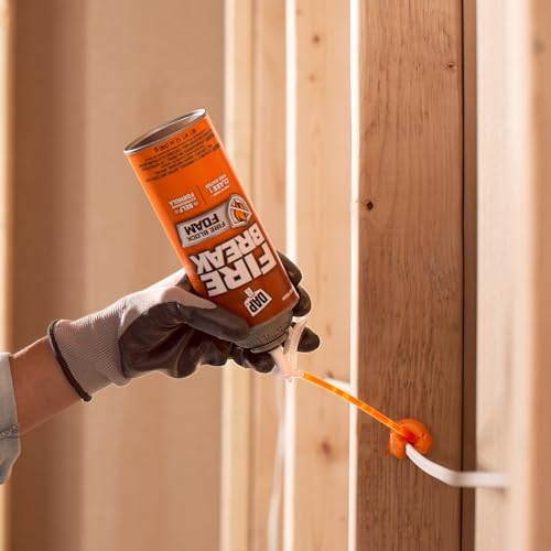 DAP Touch 'n Foam Fire Break Flame Resistant Foam Sealant, 12 oz (7565010012)