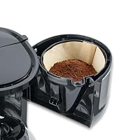 Severin Kompakt Filter Kaffeemaschine KA 4819, Gebürstet, Schwarz, Silber – Ansicht 5
