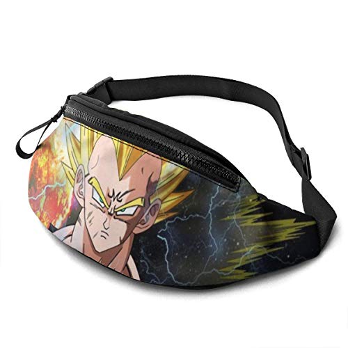 HOIH Go-Ku en Sac Banane Dragon_Ball pour Hommes et Femmes entraînement Voyage décontracté Course randonnée Cyclisme Sac Banane avec Sangle réglable pour l'extérieur Cover