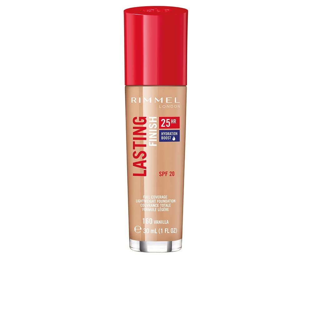 Rimmel London Lasting Finish 25 Hour Foundation - Vanilla, 30 ml (1 fl.oz)