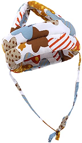 赤ちゃんヘルメット ベビーヘルメット ベビーヘッドガード 頭 ヘルメット あたまガード 転倒 けが防止 全方向頭を守る 衝撃吸収 ごっつん防止 通気性 サイズ調整可能 頭 守る 超軽量 吸汗性抜群 室内用 綿 洗える 出産祝い プレゼント (N耳なし)