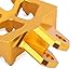 AnXin Dirt Bike Foot Pegs CNC Footpegs Footrest Foot Pedals Rests for DRZ400 2000-2004 DRZ400E 2000-2007 DRZ400S 2000-2024 DRZ400SM 2005-2024 RM250 1989-2006 RM250Z 2001-2006 RMX250 1989-1996 Gold