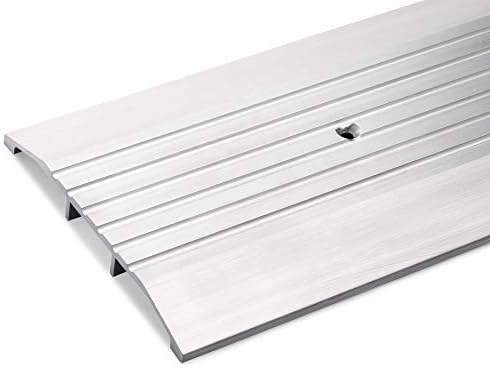Umbral de aluminio corrugado de 5 pulgadas de ancho x 12 pulgadas de alto (36 pulgadas de largo)