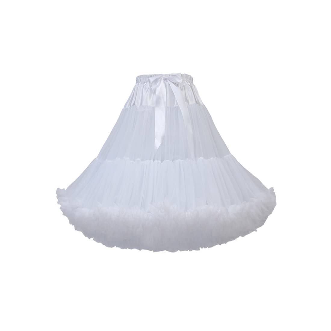 Jupon Cosplay Taille élastique Jupon Tutu Mousseline PhilaeEC - Taille Élastique 55-95cm - Longueur 40cm - Cosplay Danse Jupon Fêtes Halloween