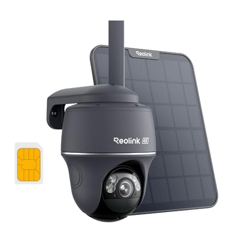 Image of REOLINK 4K Solar Security Cameras Wireless Outdoor, 4G LTE Cellular Camera