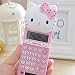ASDFGT-778 Calculadora Rosada Linda Hello Kitty Doraemon Escritorio Solar Dual de la...