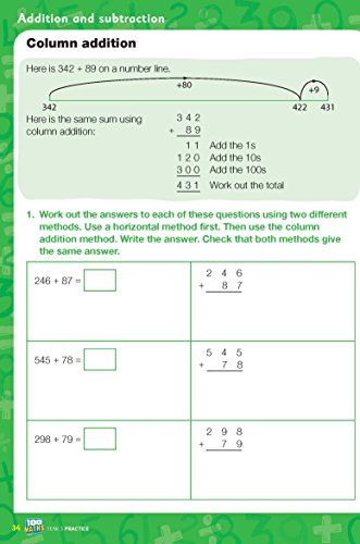 Maths practice book for ages 7-8 (Year 3). Perfect for Home Learning. (100 Practice Activities)