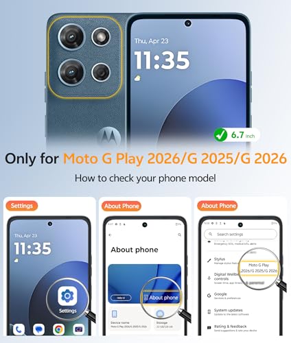 Image of FNTCASE for Moto G 2026 /2025 Case: Motorola Moto G Play 5G 2026 Case [Compatible with Magsafe] Translucent Matte Cases with [Screen Protector] Military Grade Shockproof Protective Phone Cover -Green
