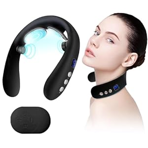 Neck Massager for Pain Relief Deep Tissue,Electric Portable Neck Massager with Heat for Women Men