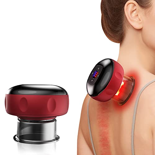 Smart Cupping Therapy Massager Set, 3 In 1 Cellulite Gua Sha Massage Tool Vacuum Electric Therapy Kit Machine With 12 Levels Of Temperature For Targeted Pain Relief, Knots, Aches, Muscle Soreness #TOP12