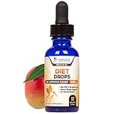 Diet Drops for Women and Men, Natural Weight and Metabolism Support - Made in USA - Extra Strength Sublingual Liquid Weight Complex with Key Ingredients African Mango, Niacin, L-Carnitine - 1 Fl Oz