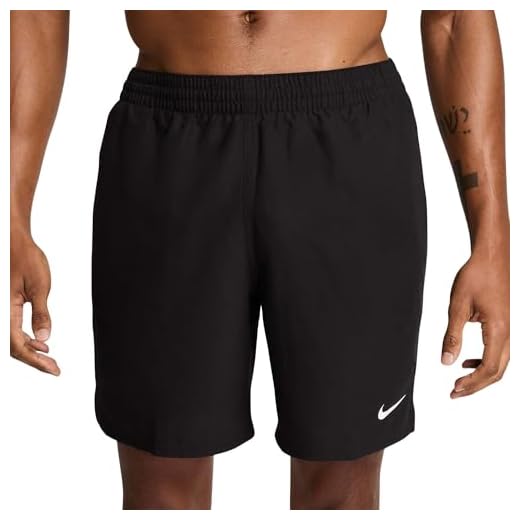 Nike 7 Volley Badeshorts für Herren, Schwarz, XL