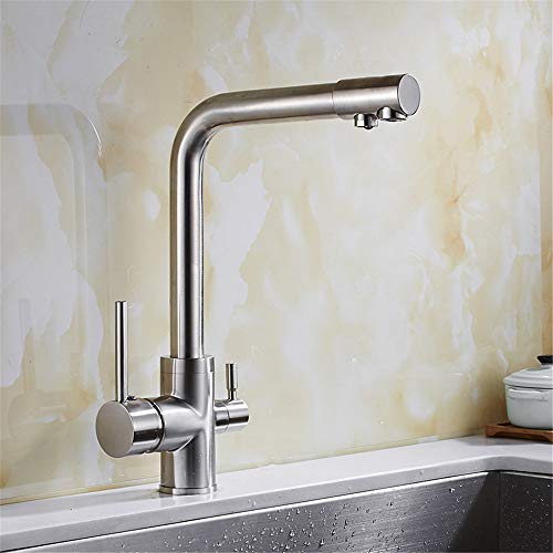 Robinet purificateur d'eau cuisine double usage tréfilage