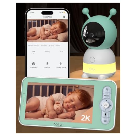 BOIFUN 2K Smart Baby Monitor