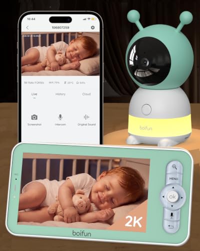 BOIFUN 2026 Upgraded 2K WiFi Monitor