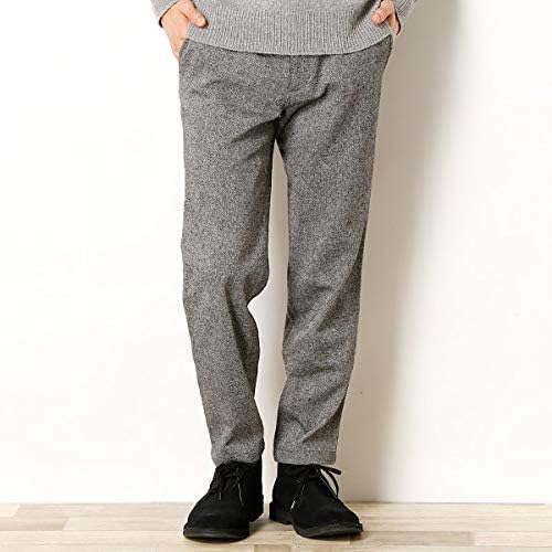 Amazon ナノ ユニバース メンズ Nano Universe 17aw ホームスパンテーパードパンツ グレー L ロングパンツ 通販