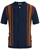 Picture of Mens Polo Shirts Stripes Vintage Polos for Beach