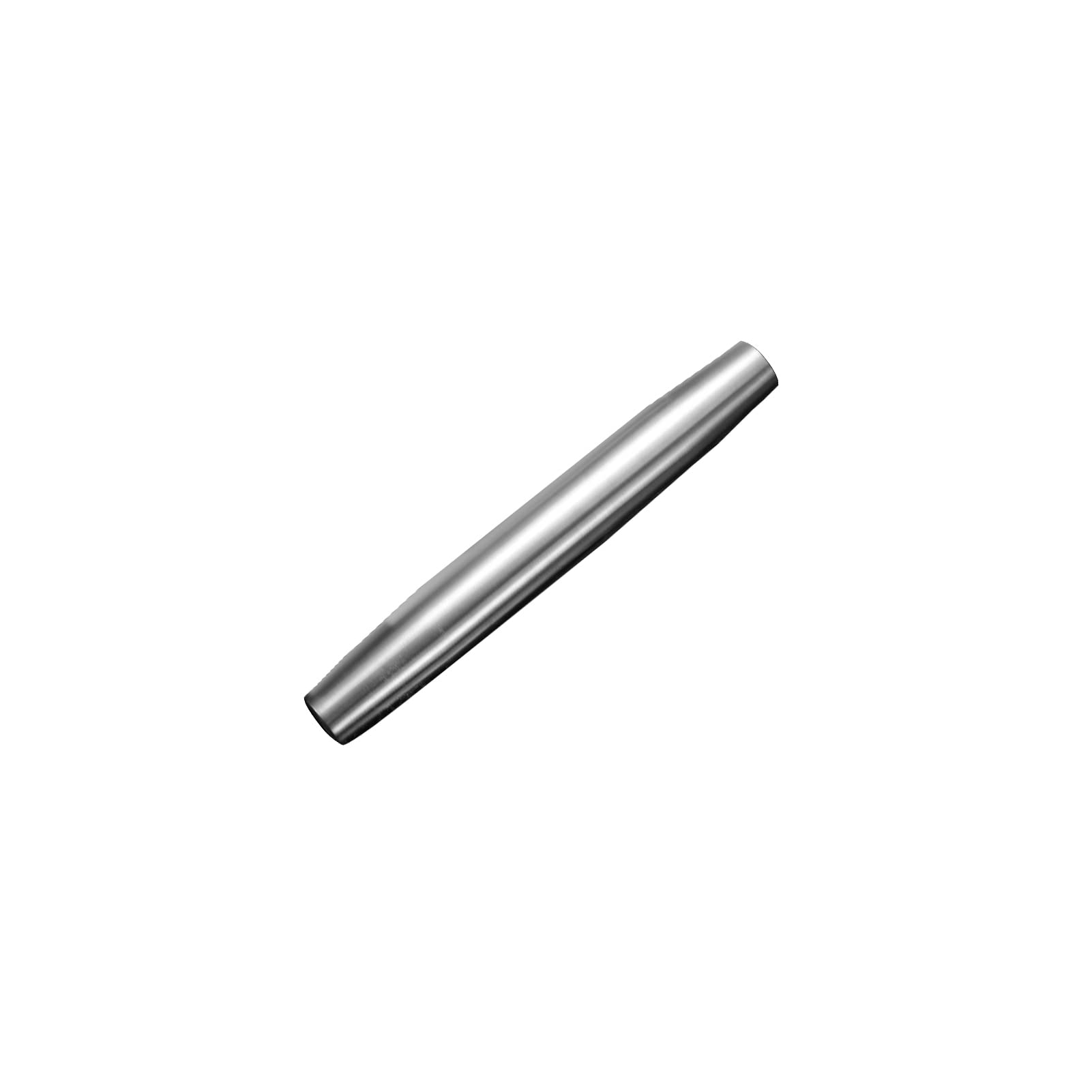 Mattarello In Acciaio Inox Da 43 Cm - Antiaderente, Con Manico, Per Stendere Pizza, Pasta, Fondente, Torte, Facile Da Pulire E Lavabile In Lavastoviglie