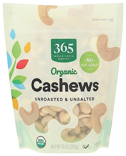 365 By Whole Foods Market, Cashews Organic, 10 Ounce #TOP3