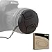 Produktbild 95 mm Objektivdeckel zum Aufstecken, geeignet für Nikon, Canon, Sony usw., 95 mm Kamera-Objektivdeckel, kompatibel mit allen Marken und Objektive mit einem Durchmesser von 95 mm.