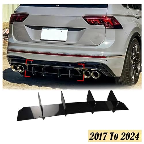 Kit pare-chocs arrière Tiguan Rline en finition Premium pour diffuseur 2017-2024