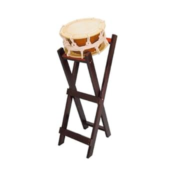 Amazon | 締太鼓30cm(ひも締め・くりぬき胴) 立台座セット