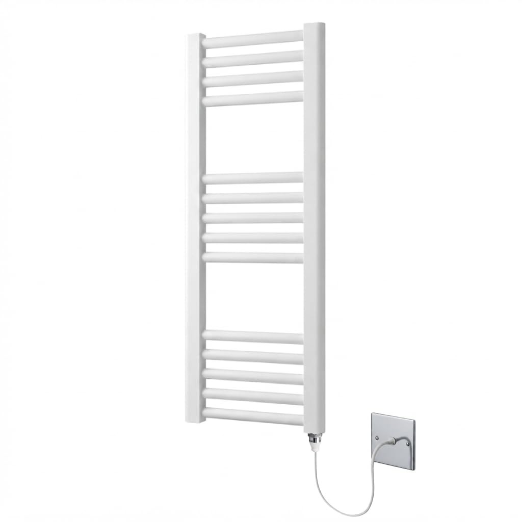 Milano Porte-Serviettes électrique Plat Blanc 300 x 800 mm