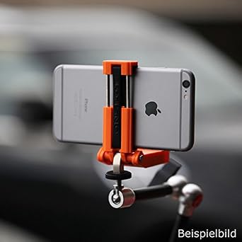 Flip Mount Holder for Smartphones - Retail Packaging - White