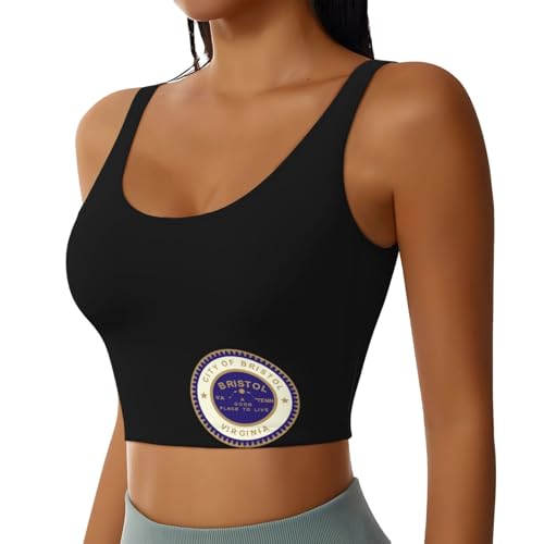 Bristol Va Seal Women's Sports Bra Yoga Gym Black