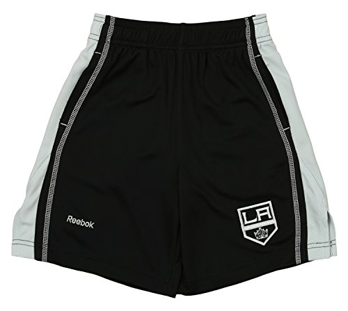 Reebok NHL Boy's Los Angeles Kings Rookie Shorts, Black Small (4)