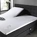 Produktbild NYVI Inkontinenz Spannbettlaken SafeDream 180x200 cm Molton Schonbezug für Splittopper - Bettlaken Wasserdicht, bis 95°C waschbar Kochfest, OEKOTEX, zuverlässiger Nässeschutz Inkontinenzunterlage