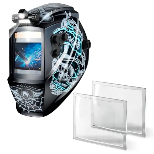 Image of TRQWH Large Viewing Welding Helmet & Magnifying Lens 2.5 Diopter