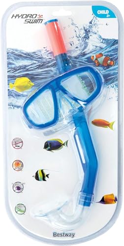 Bestway, Kit Sorkel com Máscara Infantil Fundive, Lentes de Policarbonato e Proteção UV
