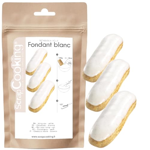 Fondant blanco para glaseado en polvo, 150 g