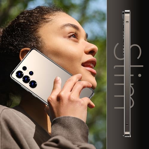 Coque Samsung S25 Ultra coque latérale métal bleu étui rigide et mince - 6