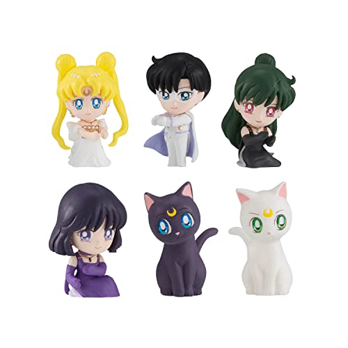 Gashapon Sailor Moon Eternal Hugcot - Juego de 4, Plástico